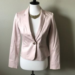 Blush suit jacket